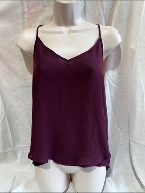 Forever 21 Plum V-Neck Spaghetti Strap Camisole